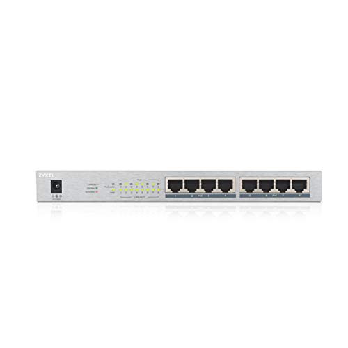 Zyxel GS1008HP PoE+ Switch Review – 8-Port Gigabit Unmanaged PoE+ Switch