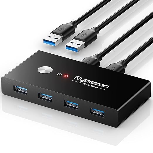 Anker USB Switch Review – 2-Computer USB 3.0 Peripheral Switch