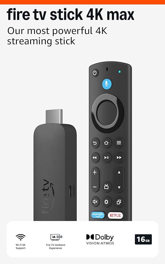 Amazon Fire TV Stick 4K Max (2nd Gen)