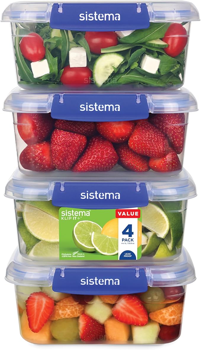 Sistema Meal Prep Containers Review – Microwave Safe, Leak-Proof
